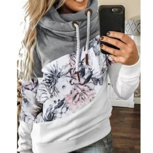 🎉HP🎉Colorblock Pullover Floral Sweatshirt